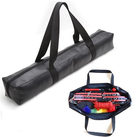 Large Capacity Sex Bondage Bag For Sex Toys Leather Handbags Storage