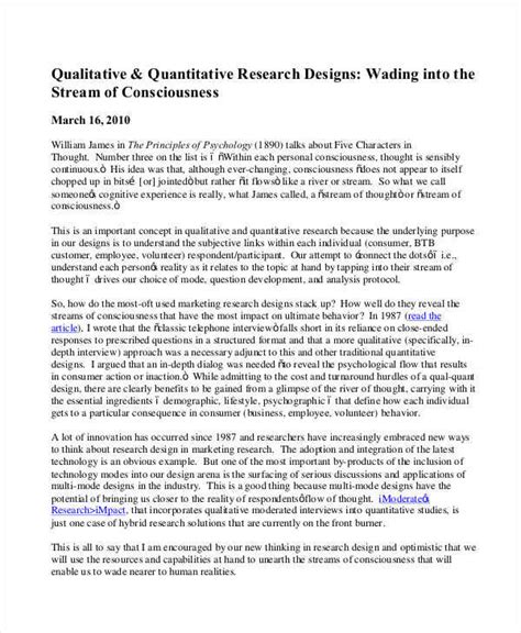 qualitative research paper  format   critique  research