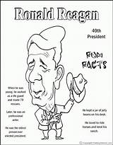 Coloring Pages Ronald Mcdonald President Presidents Reagan Kids Project Library Clipart Freekidscrafts Colouring Contributor sketch template