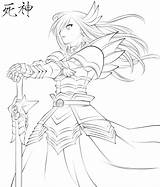 Paladin Lineart Dusk Tabaxi sketch template