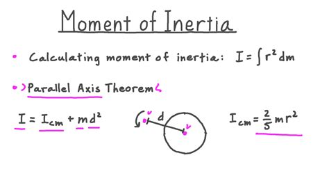 calculate inertia generally  uniform objects  moment