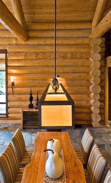 pin  summerthyme  rustic log homes log home designs cedar walls