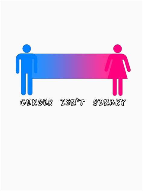 gender isn t binary with gender spectrum graphic t