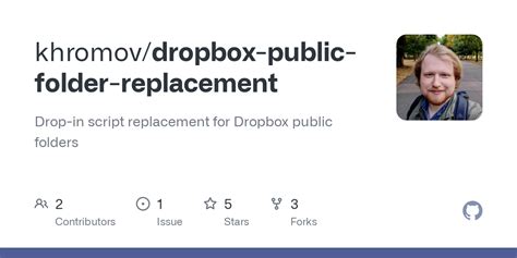 github khromovdropbox public folder replacement drop  script replacement  dropbox