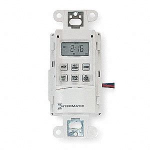 intermatic digital  day wall switch timer white ybssc  grainger