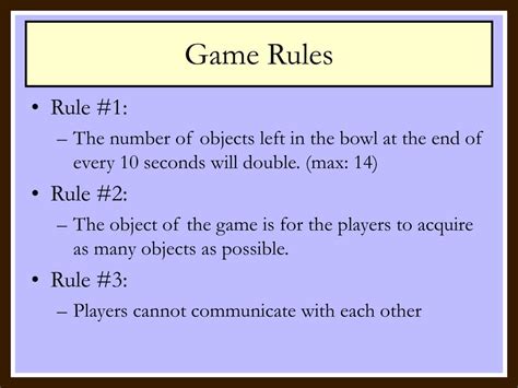 game rules powerpoint    id
