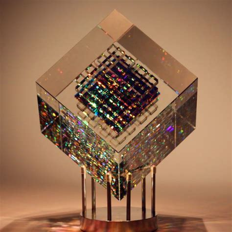 full core spectrum cube  jack storms glass sculpture broken glass art glass art pictures
