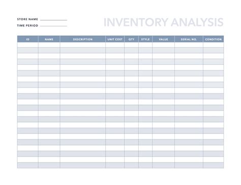 inventory template  excel  google sheets hubspot