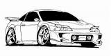 Eclipse Mitsubishi Drawing Sketch Paintingvalley sketch template
