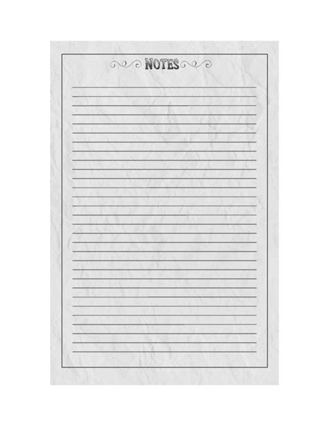 notepad printable prudent penny pincher