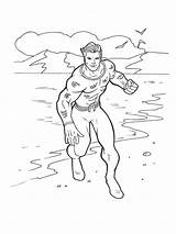 Aquaman Coloring Pages Printable Kids Boys Fun Books Recommended sketch template