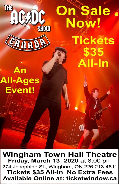 the ac dc show canada wingham town hall theatre