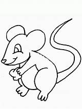 Mouse Coloring Pages Printable Kids sketch template