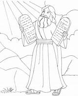 Commandments Ten Coloring Pages Getdrawings Kids sketch template