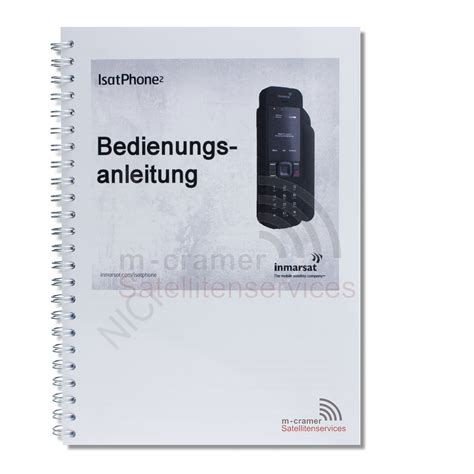 handbuch  deutsch fuer isatphone  satellitenkommunikation