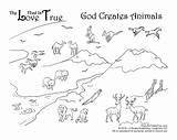 God Creacion sketch template