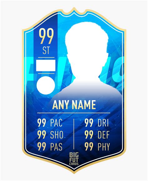 fifa  card template hd png  transparent png image pngitem