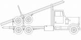 Trailer Cad Block Autocad 2d Truck  Layout Vehicle Format Cadbull Drawing sketch template