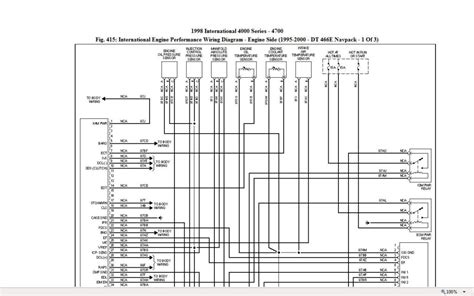 international dt engine fuel injector diagram  wiring fuel injector wiring diagram