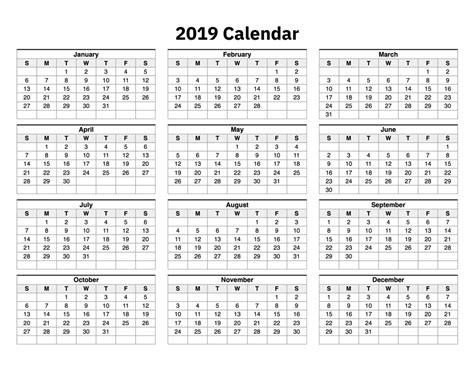 calendar  page  printable calendar