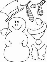 Neve Pupazzo Colorare Costruire Nieve Puzzle Natale Muneco Bambini Invierno sketch template