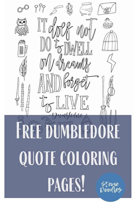 harry potter coloring pages dumbledore