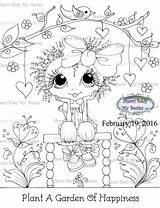 Coloring Besties Printable Instant Book Color Over Img057 Again Print sketch template