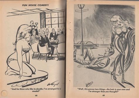 fun house comedy humorama november 1964 pinups girlie cartoons bill