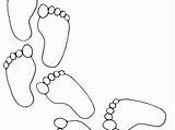 Coloring Pages Footprints Printable Print Clip Stencil Baby Kids Related Gif Pattern Coloringhome Comments Azcoloring sketch template
