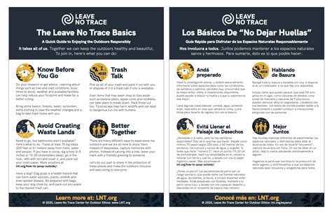 leave  trace basics poster leave  trace  store
