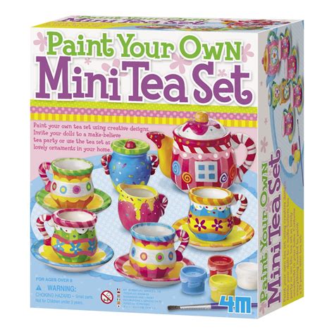 paint   mini tea art craft kit  pieces walmartcom
