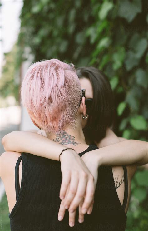 Real Lesbian Couple In Love By Stocksy Contributor Alexey Kuzma
