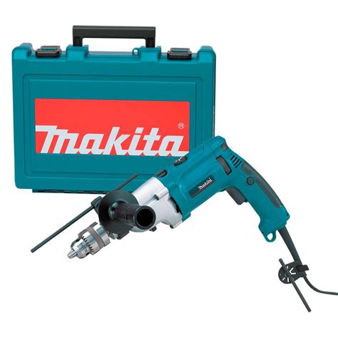 makita hpf corded    variable speed rear handle hammer drill  led light