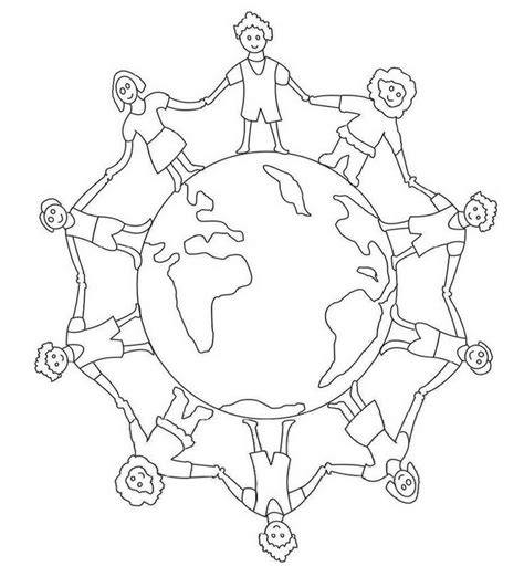 children   printable children   world coloring pages