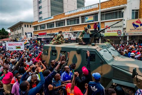 Thousands Dancing On Zimbabwe Streets To Celebrate End Of Robert Mugabe