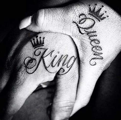 40 King And Queen Tattoos That Will Instantly Make Your