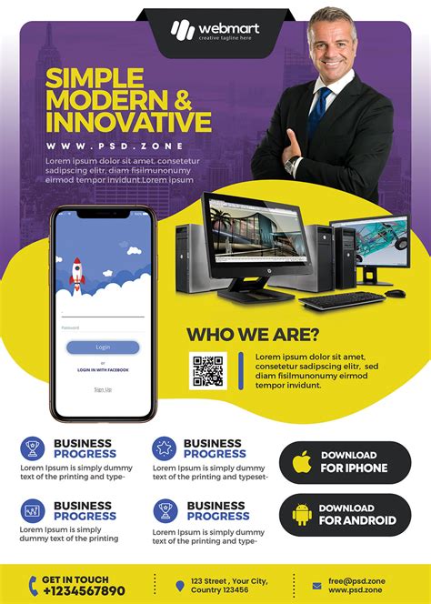 multipurpose business promotion flyer psd psdfreebiescom