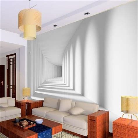 beibehang custom wallpaper space extension corridor shadow background mural  living room
