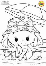 Coloring Cute Pages Kids Animal Bojanke sketch template