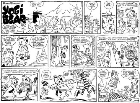 Yogi Bear Old Comic Strips Classic Cartoon Characters