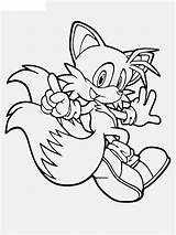 Sonic Coloring Pages Tails Hedgehog Printable Miles Pikachu Cartoon Colouring Drawing Para Book Prower Websincloud Activities Kids Tals Goku Colorear sketch template