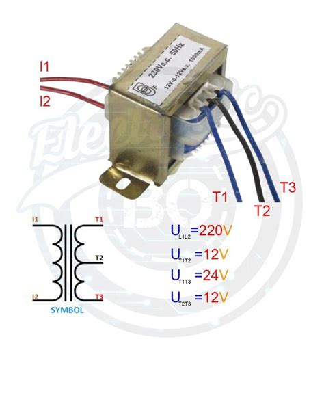 transformer wiring diagram schematic