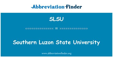 slsu definicion southern luzon state university southern luzon state university