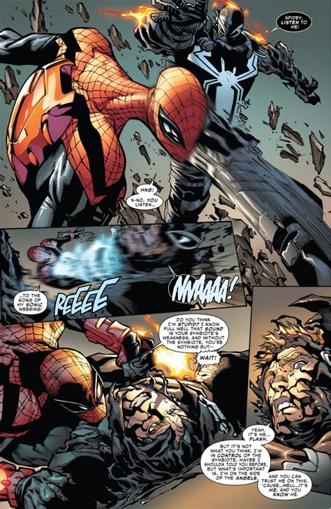 Superior Spider Man Attacks Agent Venom Comicnewbies