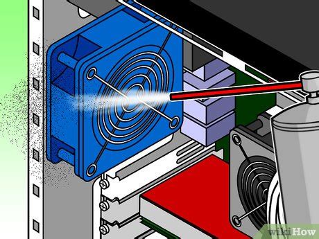 clean  pc fan  steps  pictures wikihow