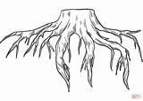 Mangrove Stump sketch template