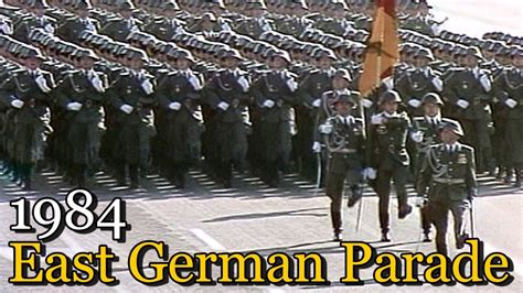 1984 east german military parade 35 jahre ddr youtube