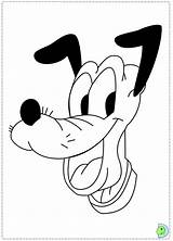 Pluto Coloring Pages Disney Mickey Dinokids Mouse Color Print Close Printable Getcolorings Popular Coloringhome sketch template