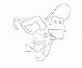 Kong Diddy Coloring Pages Mario Comments Donkey Popular Coloringhome sketch template