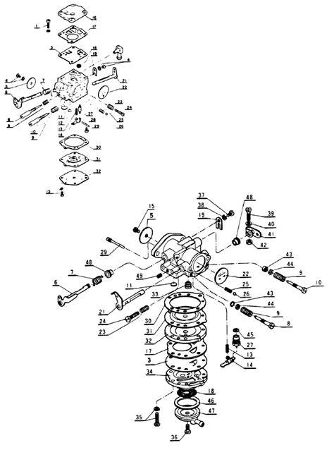echo cs  chain  carburetor parts diagrams lawnmower pros
